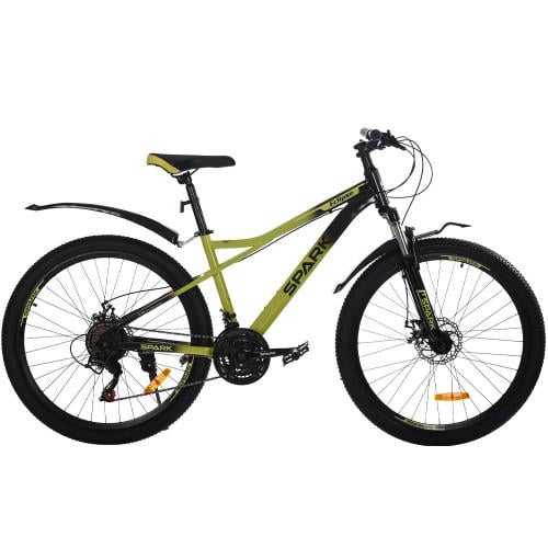Велосипед Spark ECLIPSE колеса 26" стальная рама 13" Салатовый с черным (000239233)