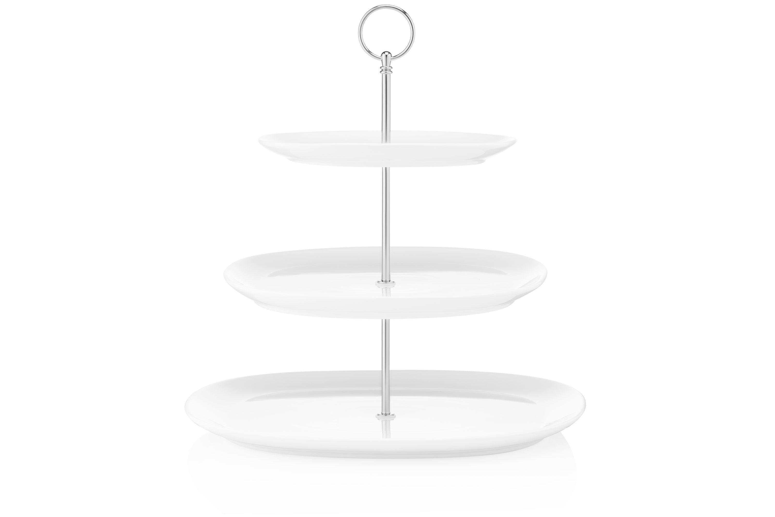 Блюдо триярусне Ardesto порцеляна 32x32 см (ERC-AR3707)