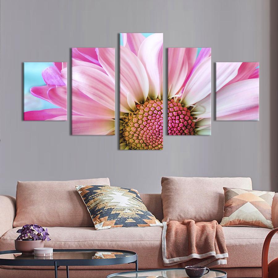 Картина на холсте Розовый цветок 162x80 см (824-52)