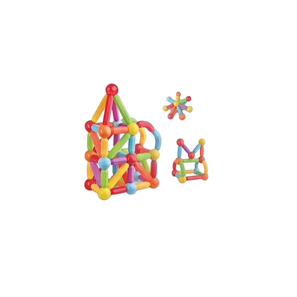 Конструктор магнітний JH55B 43x8,5x29,5 см 63 деталі (MTT-193479)