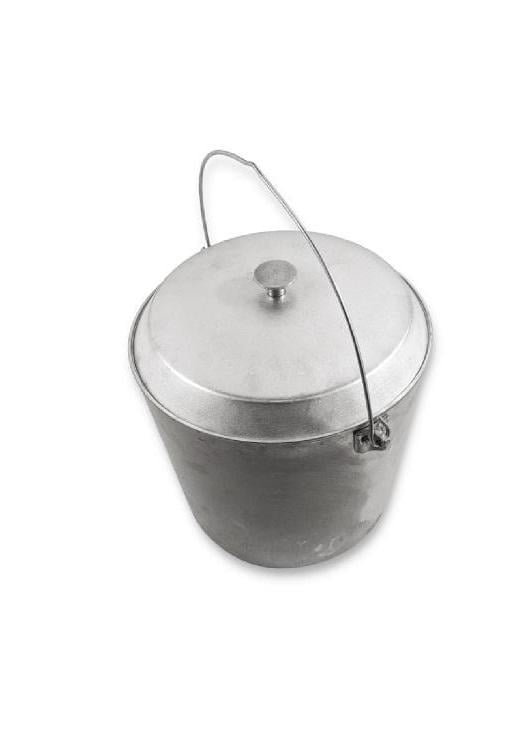 Котел алюминиевый с дужкой и крышкой 12 л (УК-К12.0)