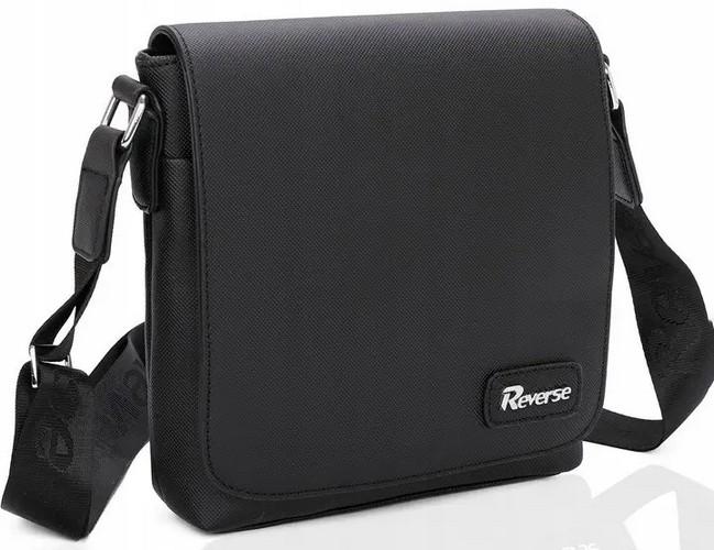 Сумка-планшетка из экокожи PU Reverse Черный (super504_F580 black)
