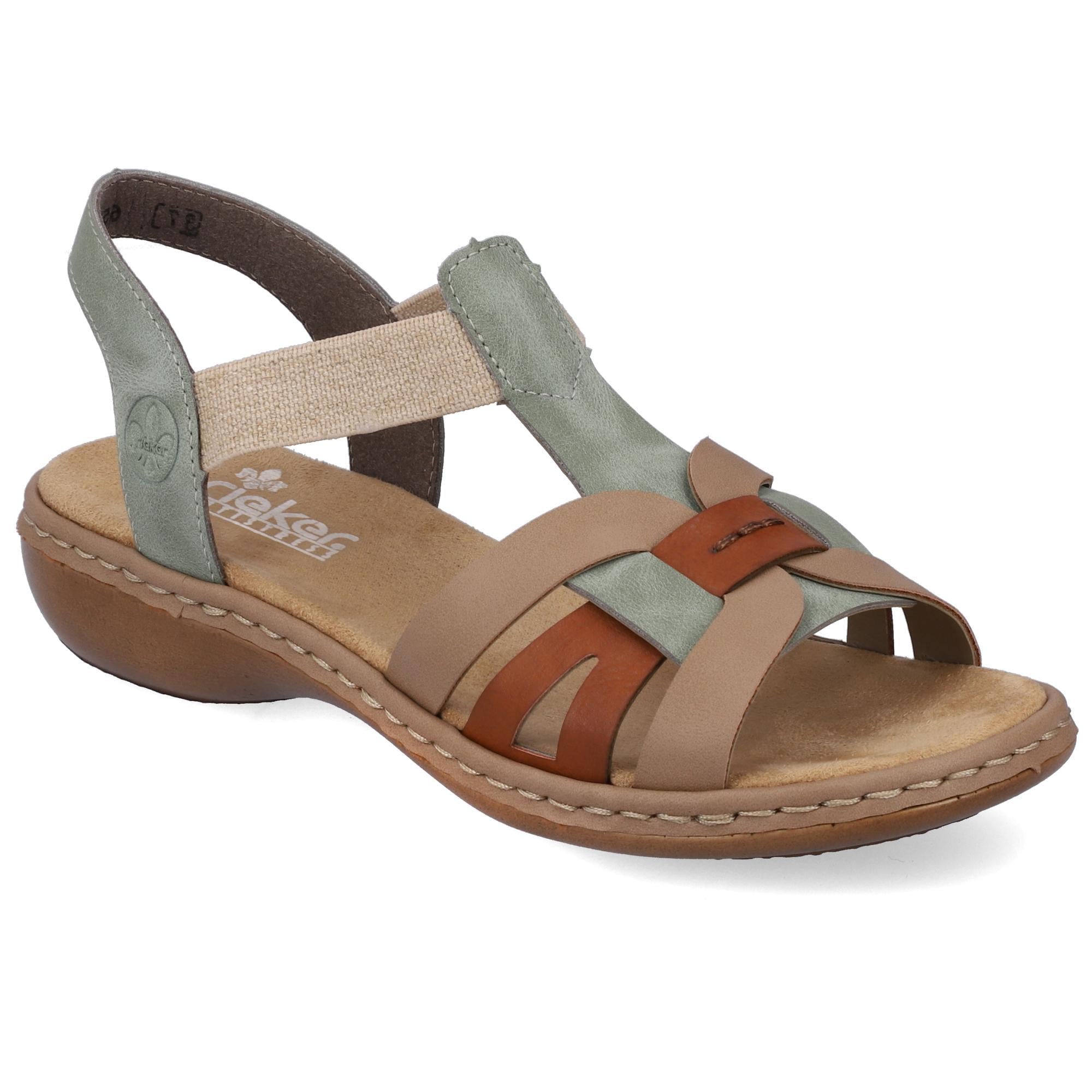 Босоножки женские летние RIEKER р. 40 Разноцветный (060173-40)