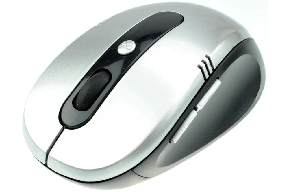 Мышь беспроводная Wireless Mouse G-108 Черно-Серебристый (374215)