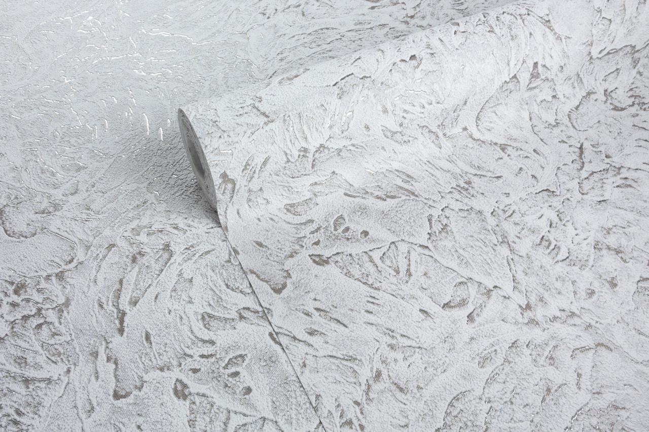 Обои флизелиновые LS Vinil Esfero ДХV-1596 Фон вспененный винил 1,06х10,05 м Серый