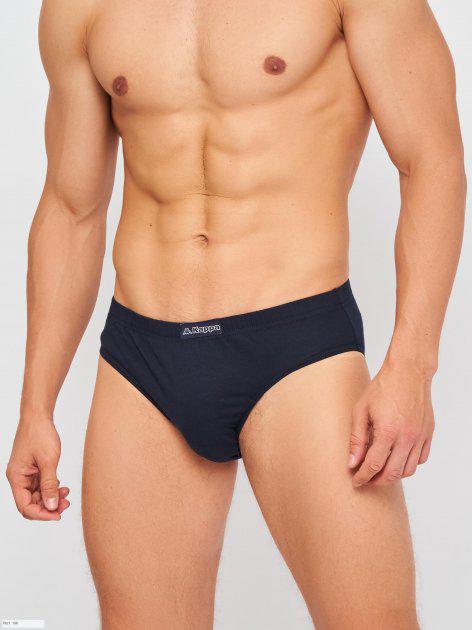 Трусы-слипы Kappa Slip Uomo Elastico Esterno logato 2XL Темно-синий (K1111 BluNavy-2XL)