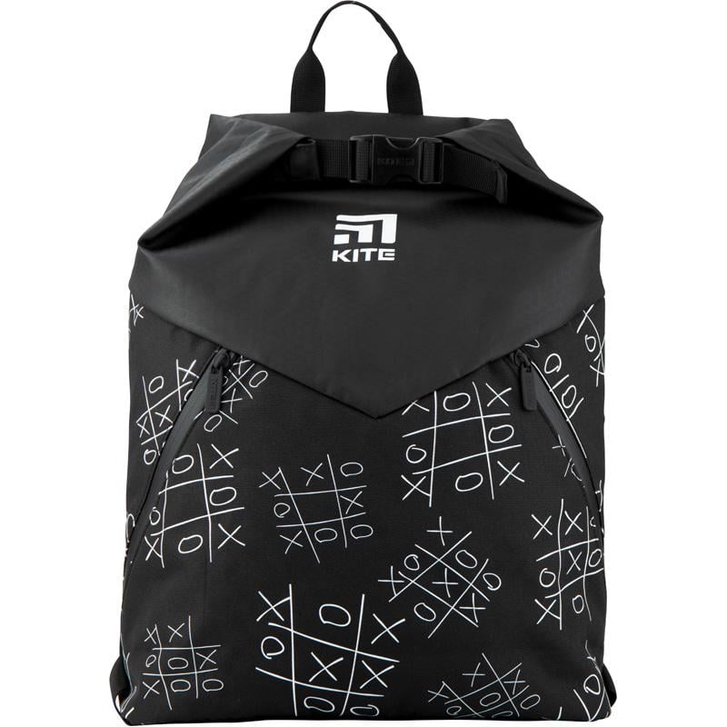 Рюкзак для города KITE City 42x34x22 см 16-25 л Черный (K20-920L-2)