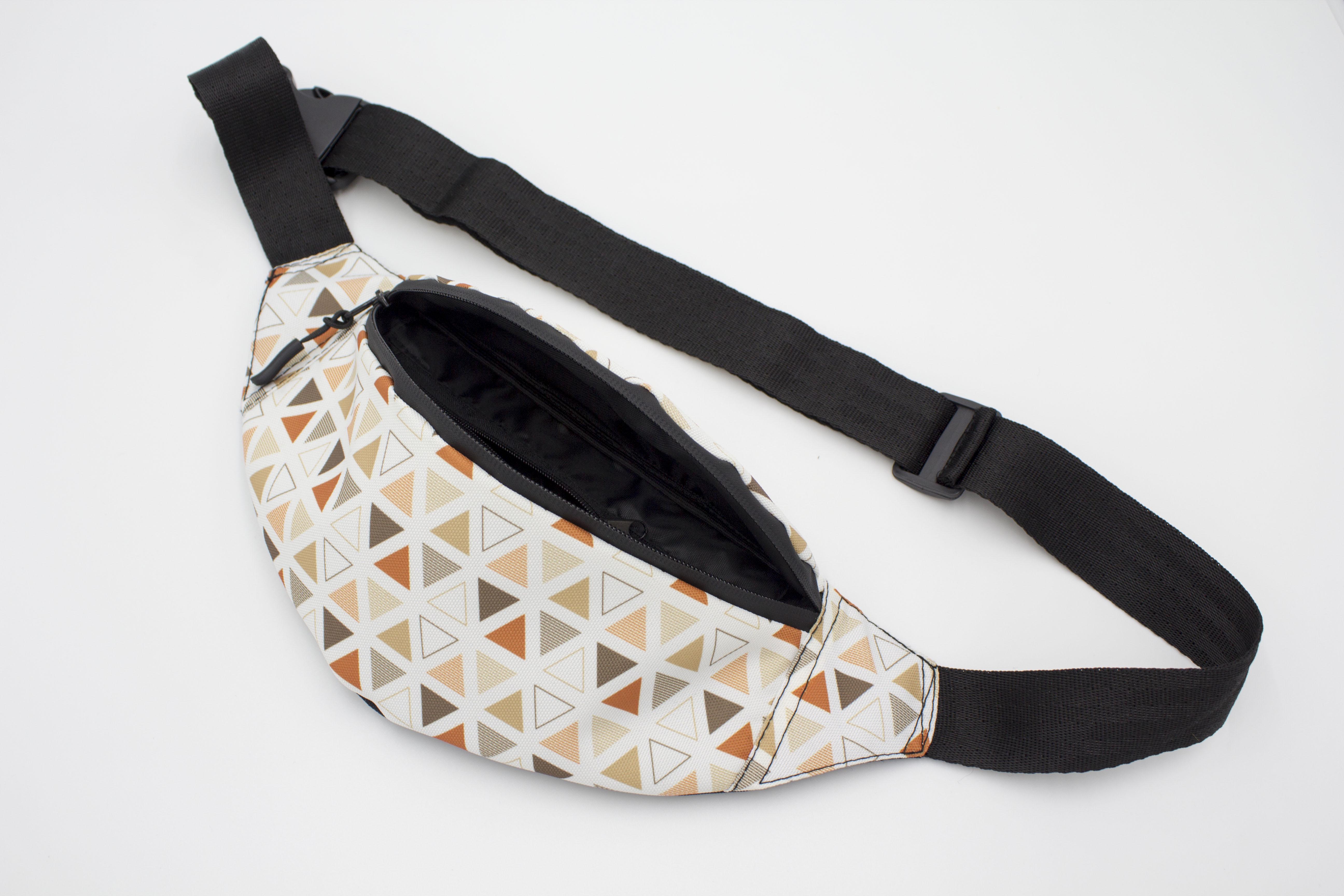 Сумка бананка Трикутники (BG-001) - фото 2 Сумка бананка Трикутники (BG-001) - фото 2