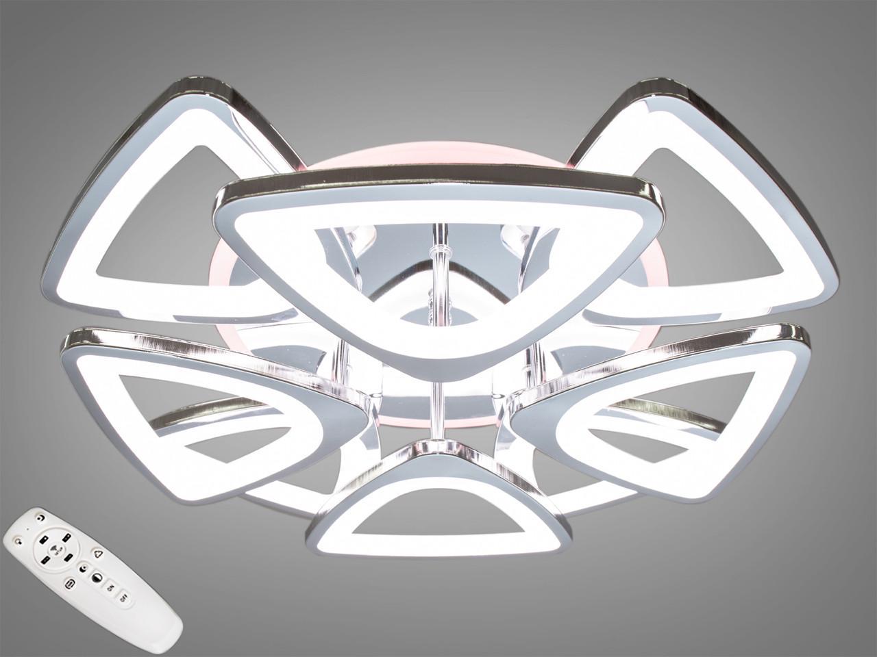 Люстра потолочная с димером LED S8118/4+4HR 3col dim (2437599828)