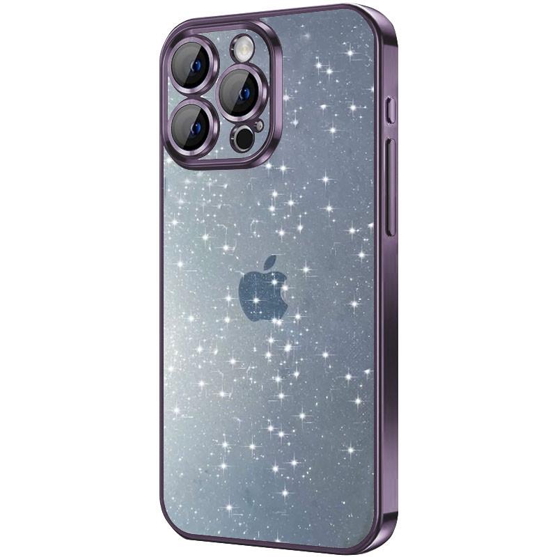 Противоударный чехол TPU+PC Glittershine для Apple iPhone 13 Pro (6.1") Purple