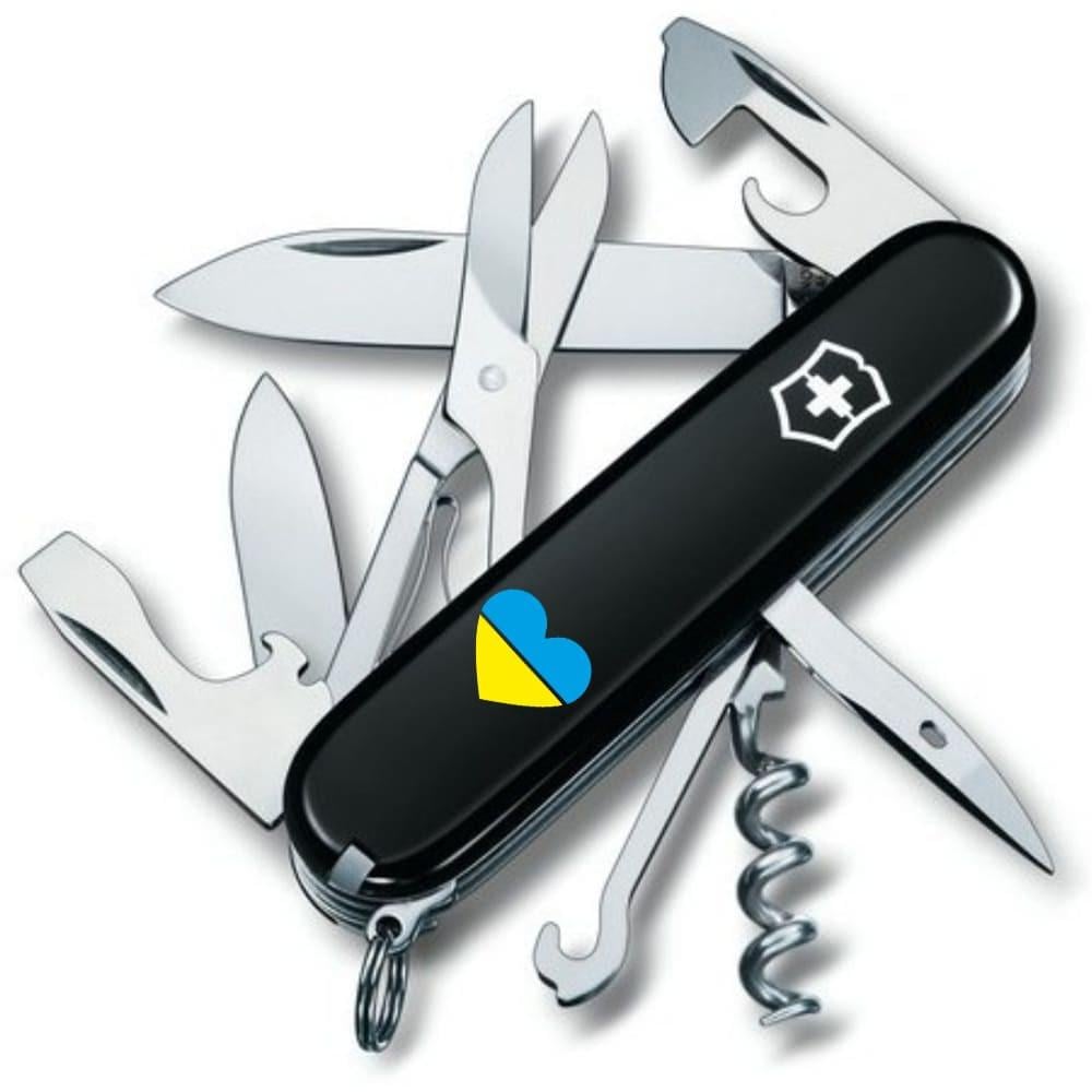 Ніж складаний Victorinox Climber Ukraine (1.3703.3_T1090u)