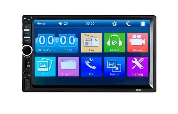 Автомагнитола Acodo 2Din 7018B MP5-плеер 7" Bluetooth/USB/TF/FM