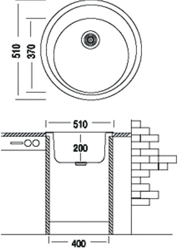 Мойка для кухни Adamant Sun (old stone-10) 51см - фото 3 Мойка для кухни Adamant Sun (old stone-10) 51см - фото 3