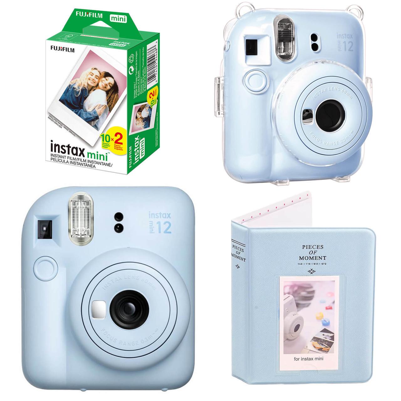Подарунковий набір Fujifilm Instax Mini 12 фотопапір 20 шт./чохол/фотоальбом 64 фото Блакитний - фото 1 Подарунковий набір Fujifilm Instax Mini 12 фотопапір 20 шт./чохол/фотоальбом 64 фото Блакитний - фото 1