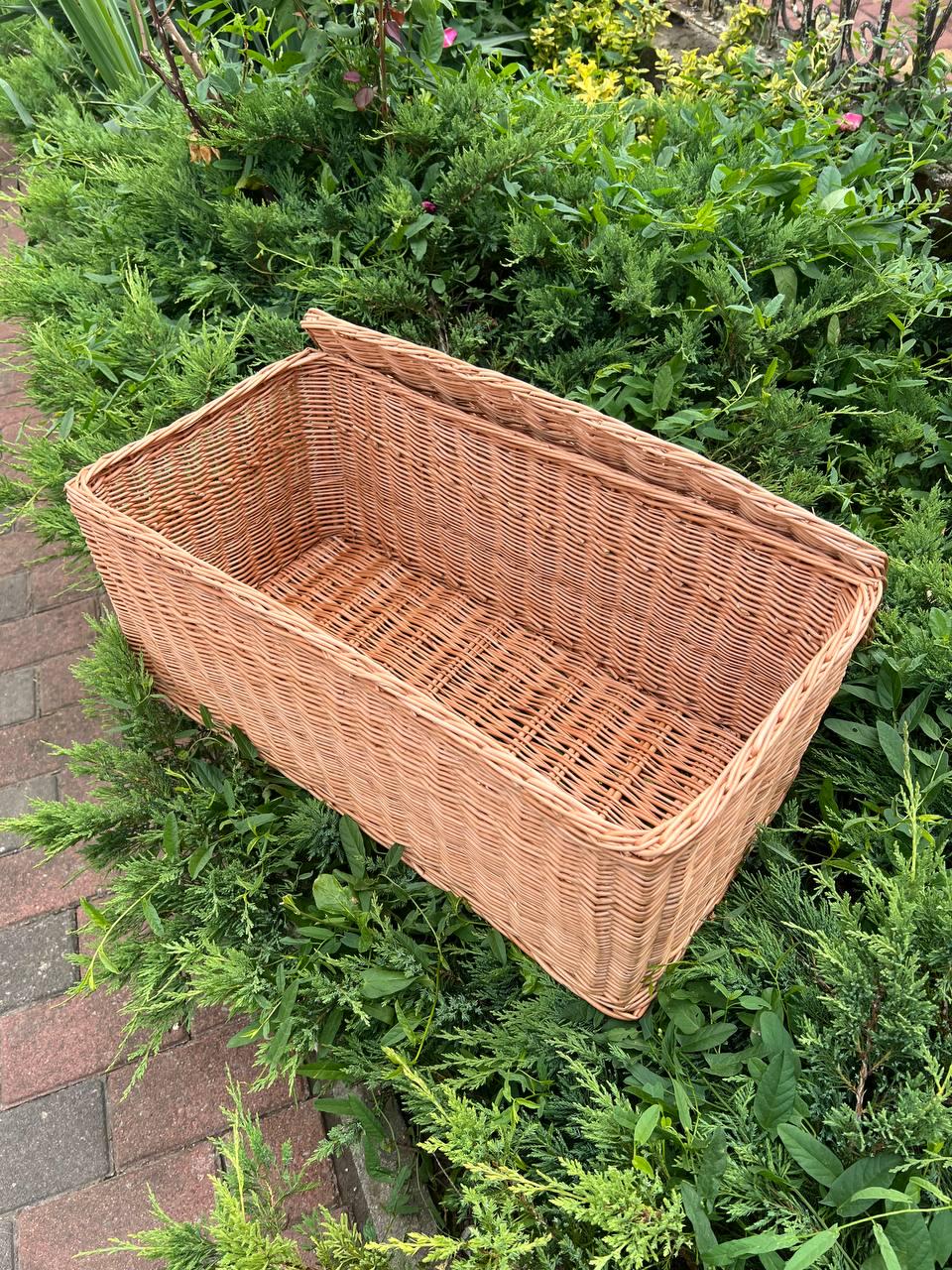 Корзина плетеная с крышкой Сімейний Затишок (27277000) - фото 13 Корзина плетеная с крышкой Сімейний Затишок (27277000) - фото 13