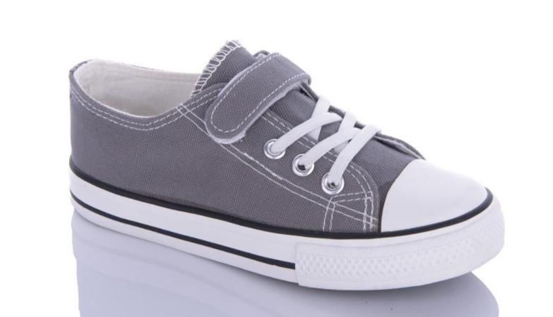 Кеды для мальчика подростковые на липучке р. 33 20 см (2324637473)