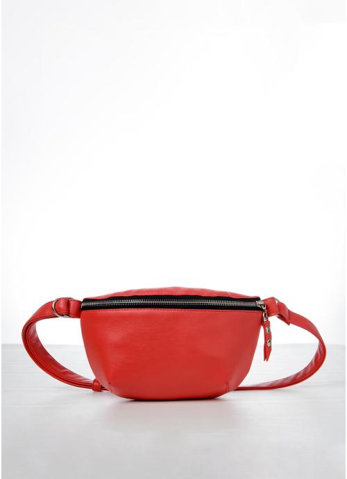 Поясная сумка женская Sambag из экокожи Красный (845024415)