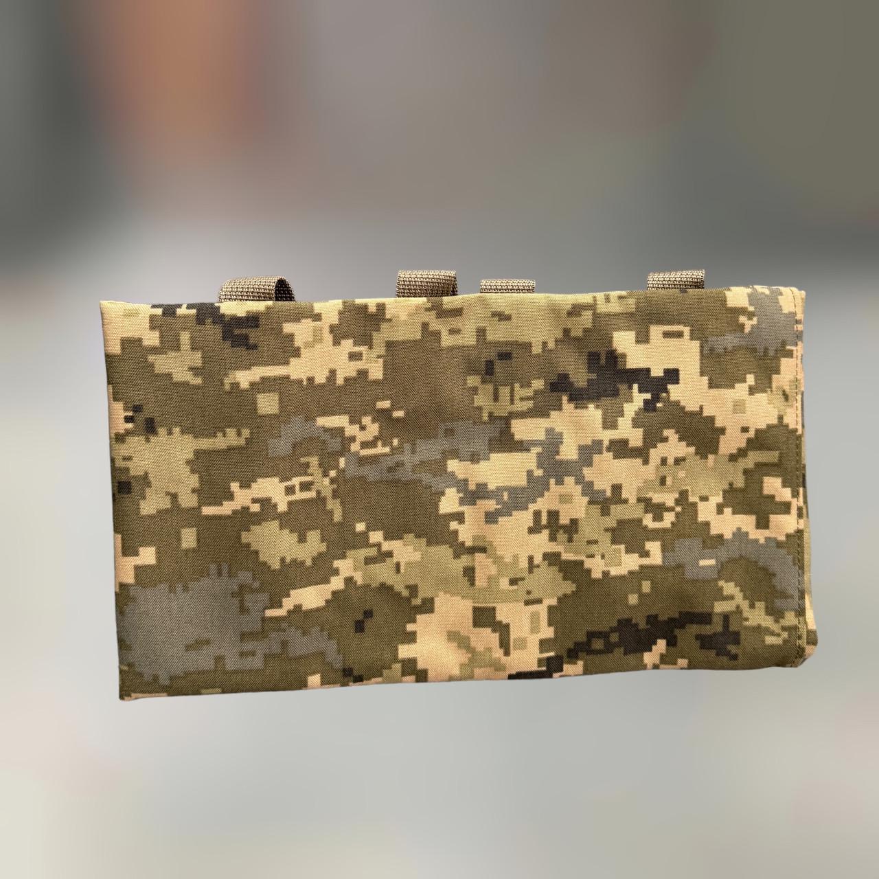 Подсумок WinTac под баллистический пакет для защиты поясницы для плитоноски Cordura 1000D 300х150 мм Пиксель (245782)