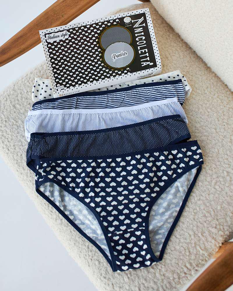 Набор трусиков женских 5 шт. M Разноцветный (513014)