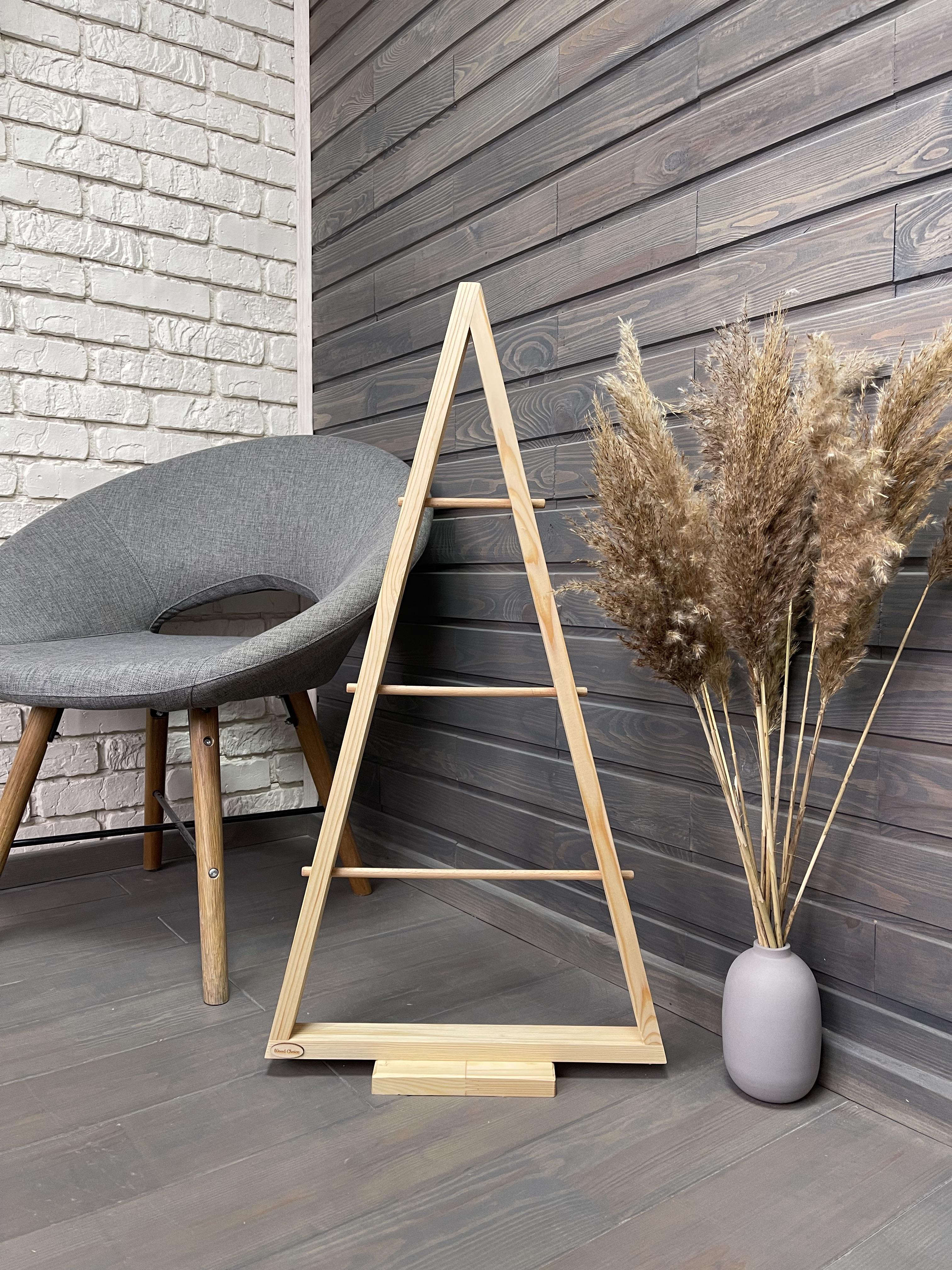 Елка деревянная эко Натуральное дерево 42х82 см