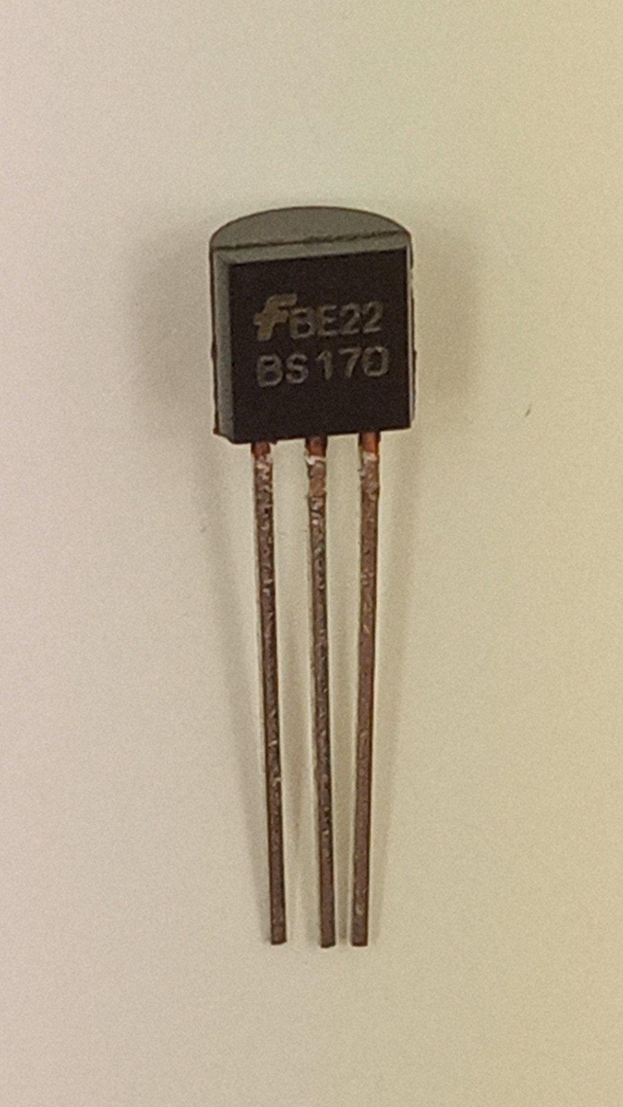 Транзистор BS170 n-channel 60V 0,5 A TO-92 (06962) - фото 1