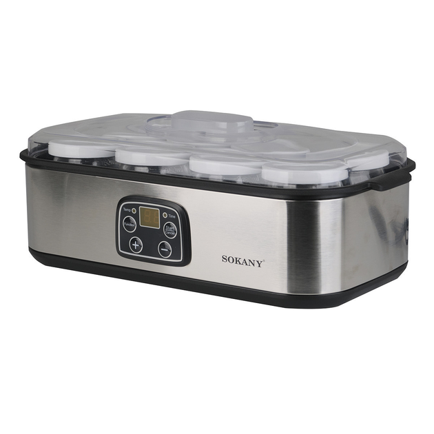Йогуртница электрическая на 8 баночек по 175 мл 25 Вт (SK2303SS)