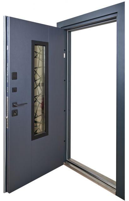 Входная дверь ABWEHR LAMPRE LP-3 Anthracite 960х2050 мм