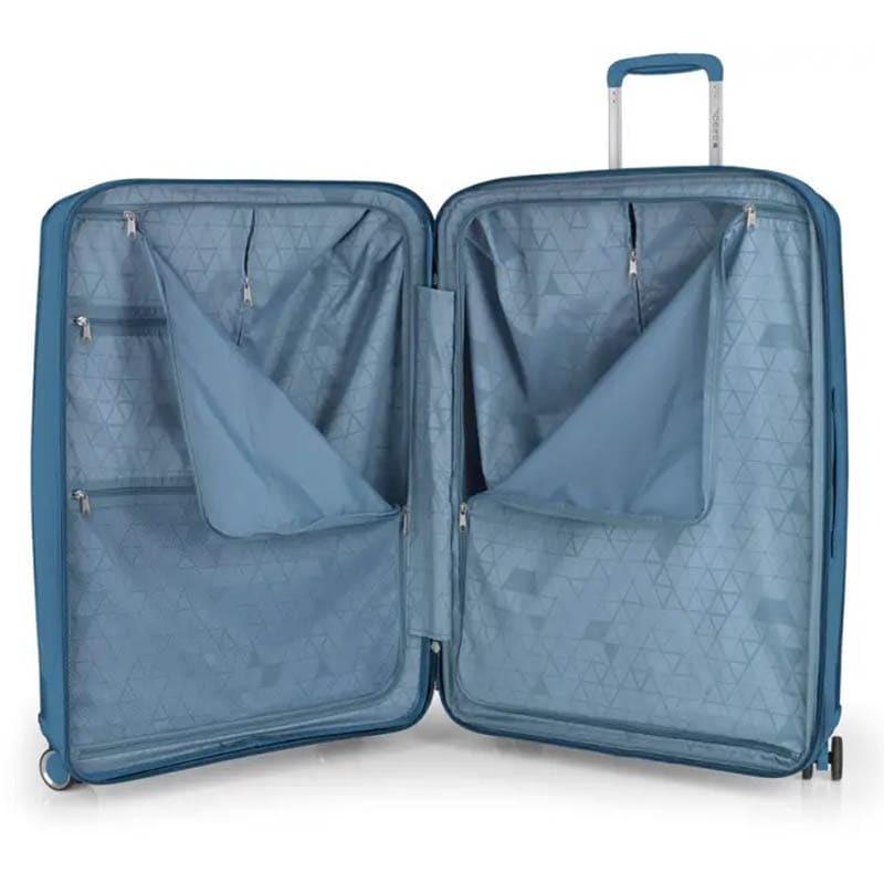 Чемодан на 4-х колесах Gabol Queens L 109/120 л Azul (931359) - фото 5