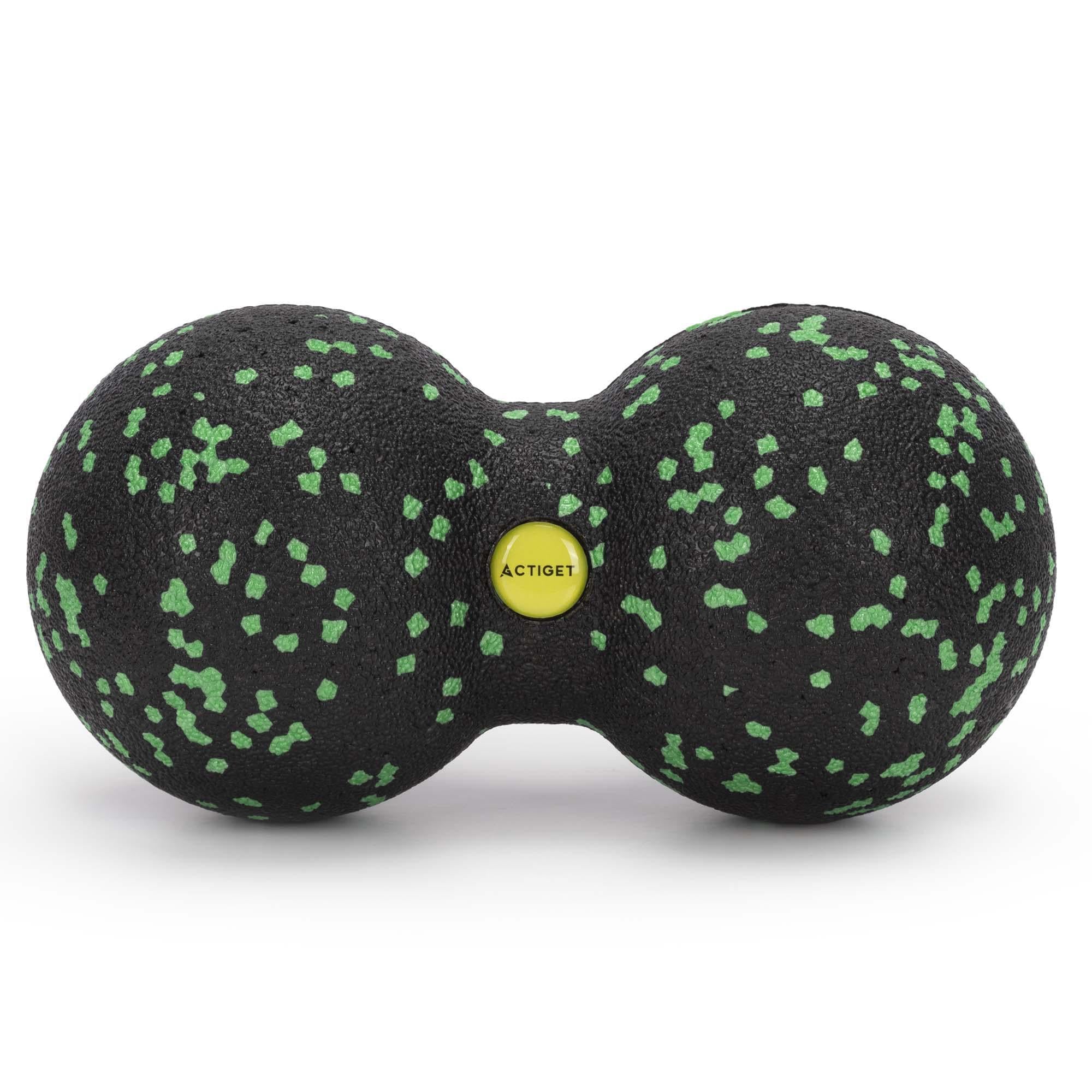 Массажный мяч двойной Actiget EPP ACT0098 8x16 см Black/Green Массажный мяч двойной Actiget EPP ACT0098 8x16 см Black/Green