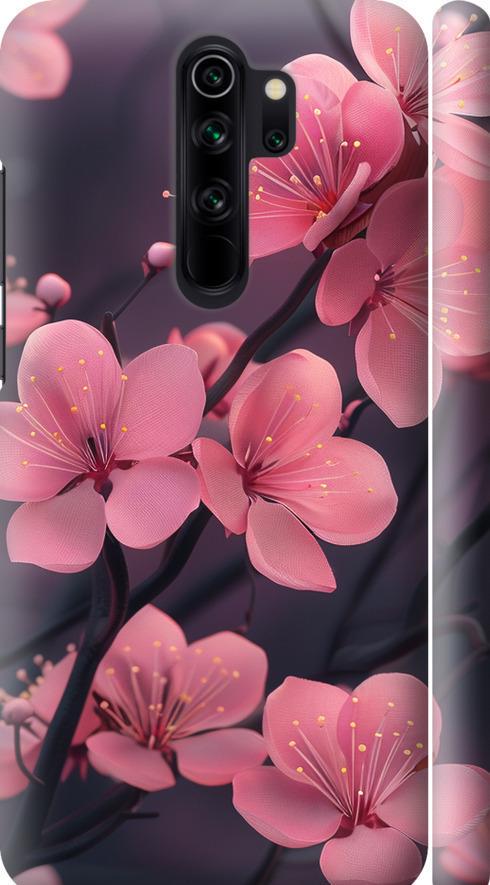 Чехол на Xiaomi Redmi Note 8 Pro Пурпурная сакура (6075m-1783-42517)