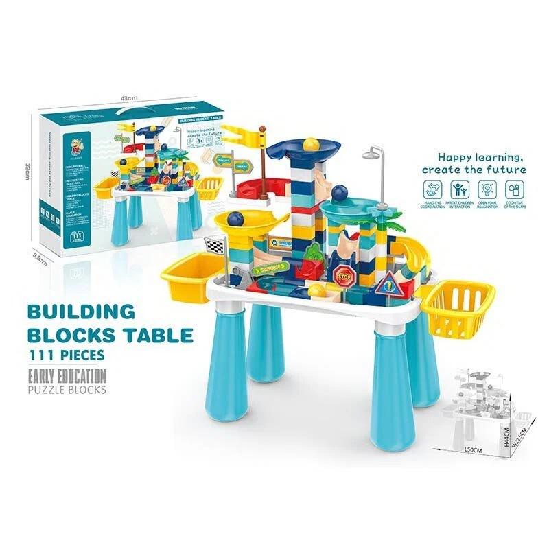 Конструктор Building Blocks Table 111 елементів/столик Multicolor (134061) - фото 2