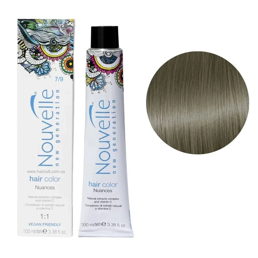 Краска для волос Nouvelle Hair Color 7/9 Блонд Orange Killer 100 мл