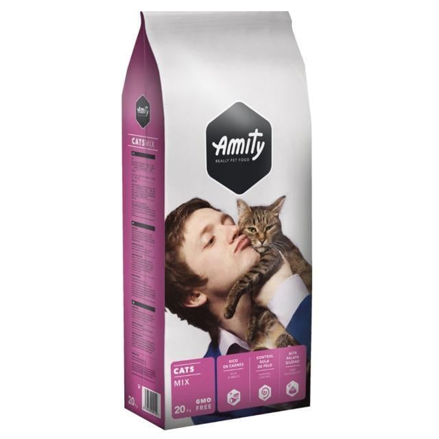 Корм сухий Amity Premium Eco Cat Mix з різними видами м'яса 20 кг (8436538940129)