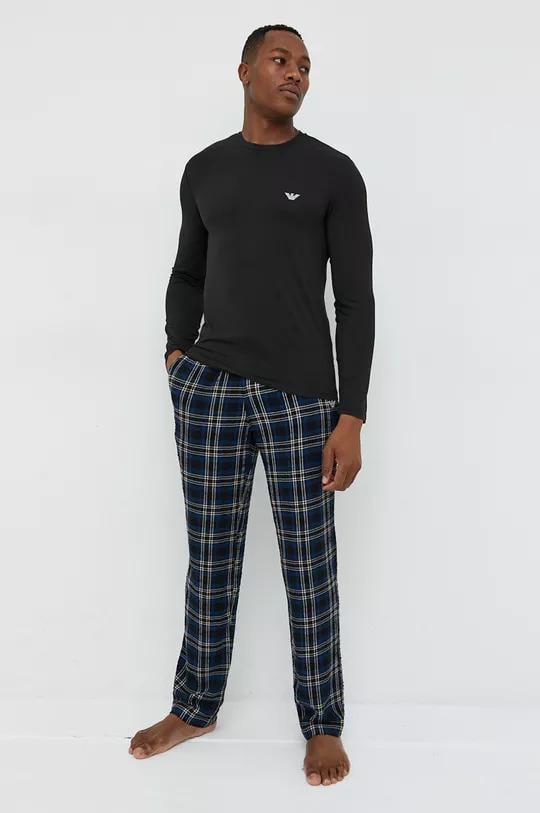 Пижама мужская Emporio Armani M Черный/принт (2F599-111955) Пижама мужская Emporio Armani M Черный/принт (2F599-111955)