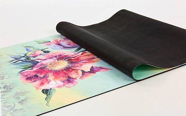 Коврик для йоги FI-5662 Бирюзово-розовый (56508121) - фото 3 Коврик для йоги FI-5662 Бирюзово-розовый (56508121) - фото 3