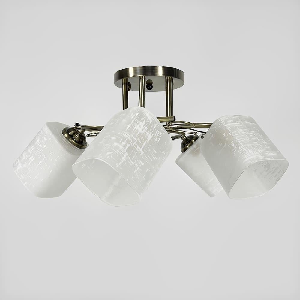 Люстра на 5 плафонів Ø 50 см Бронзовий (9321C/5 AB) - фото 1 Люстра на 5 плафонів Ø 50 см Бронзовий (9321C/5 AB) - фото 1