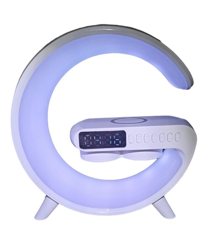 Лампа-нічник бездротова Led Wireless Charging Speaker Google G11 8527 15W White (38888b72) - фото 7