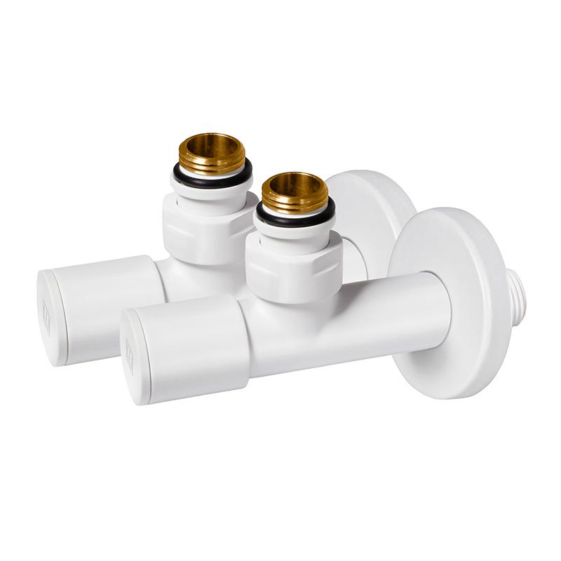 Комплект дизайн кранов Ideale Dante 1/2”x1/2” Белый