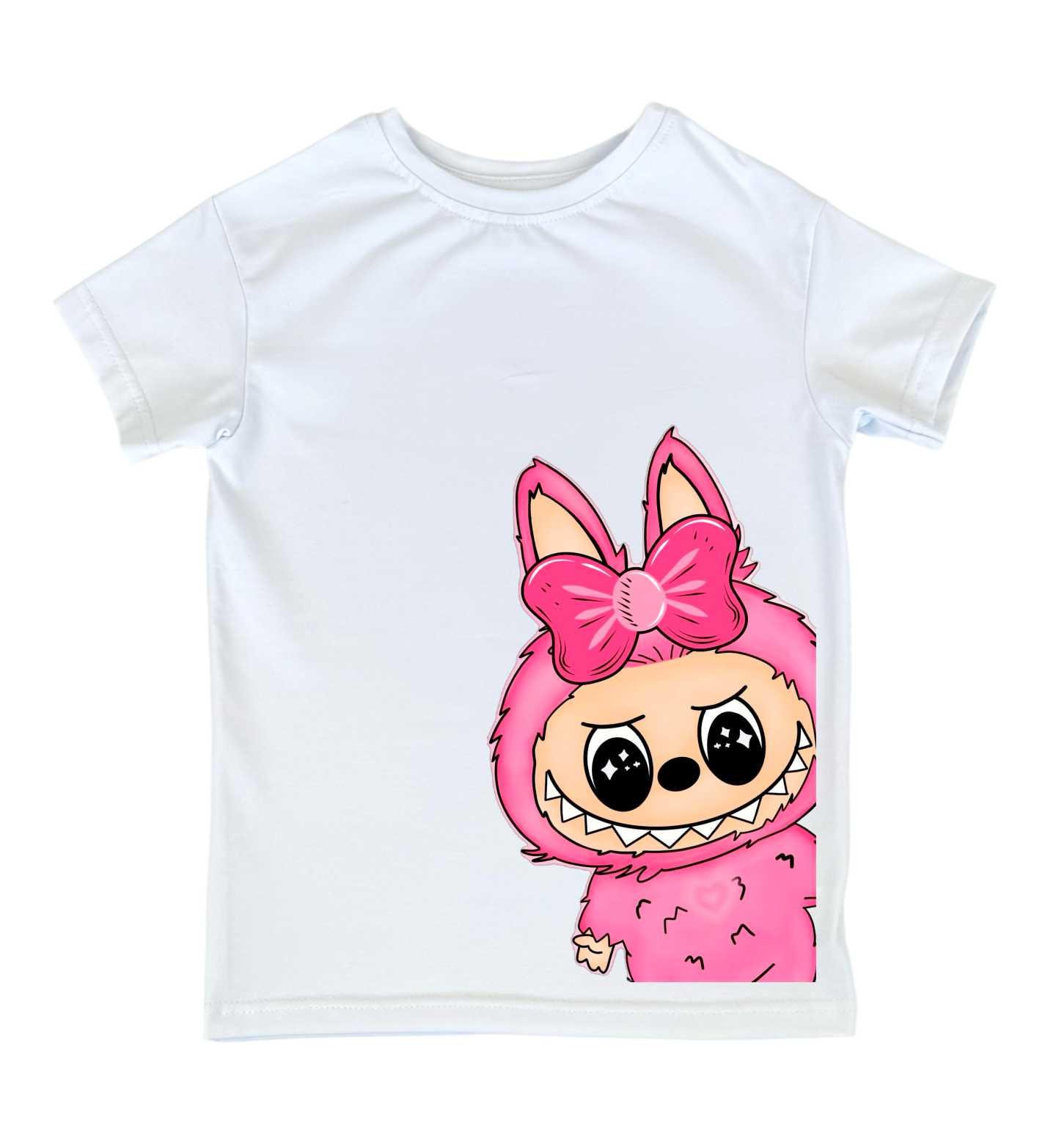 Футболка TM Spinogriz СПИ2025 "Labubu" 134 см Білий (26970814)