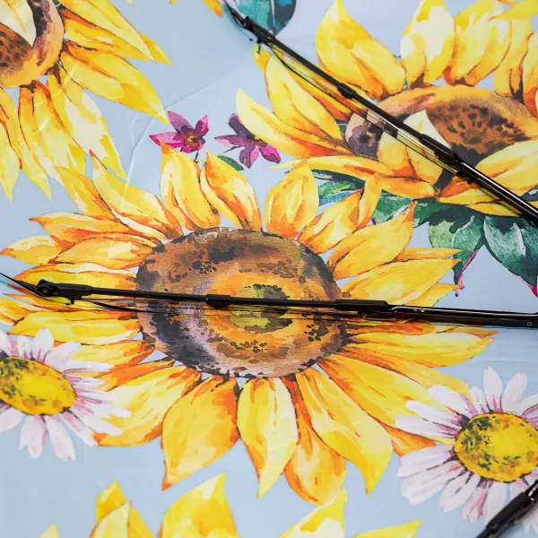 Парасолька механічна складана 100 см з малюнком Жовта (HP-23-14Y) - фото 5