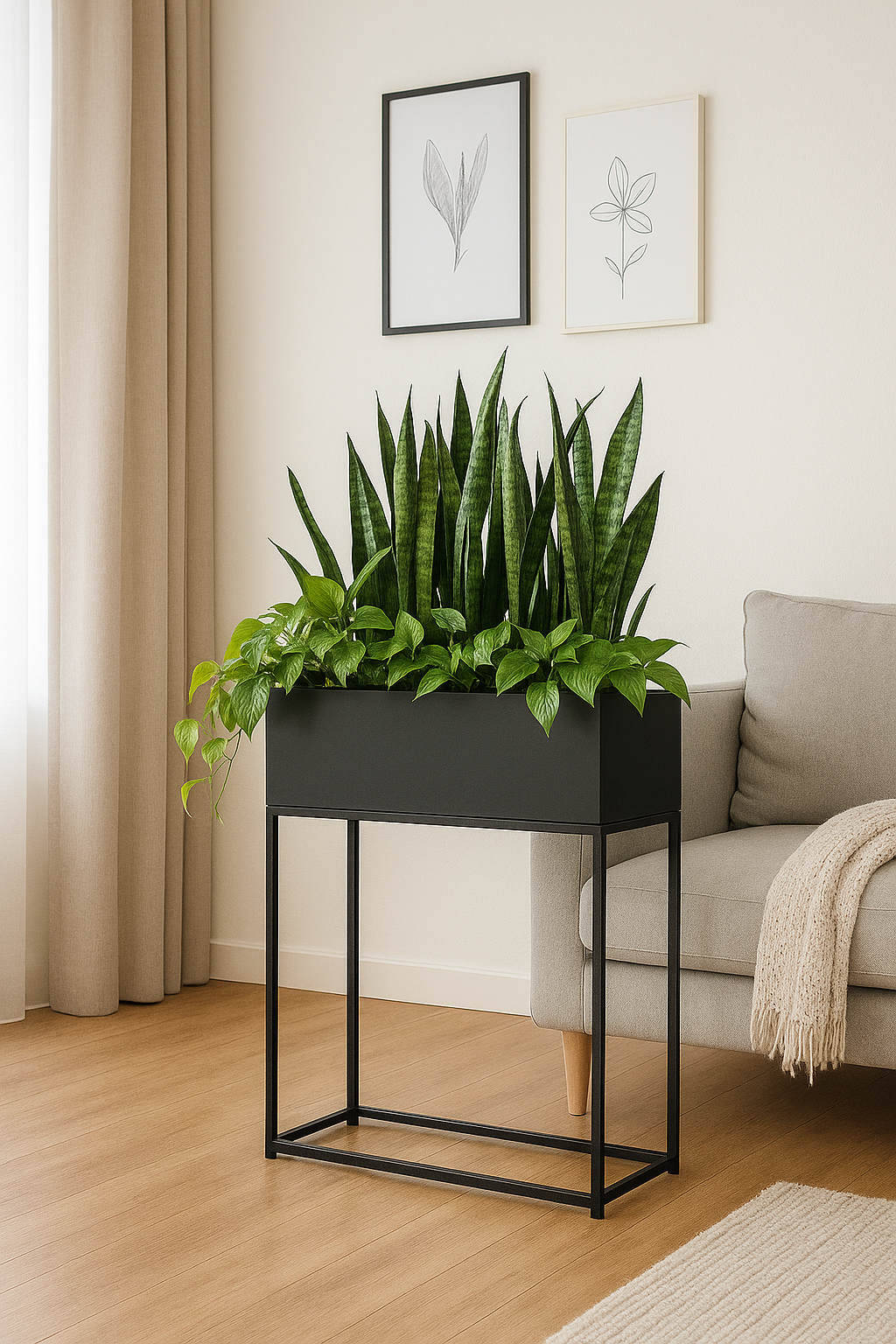 Підставка під квіти EcoLoft IN-2897 в стилі лофт (35049582)