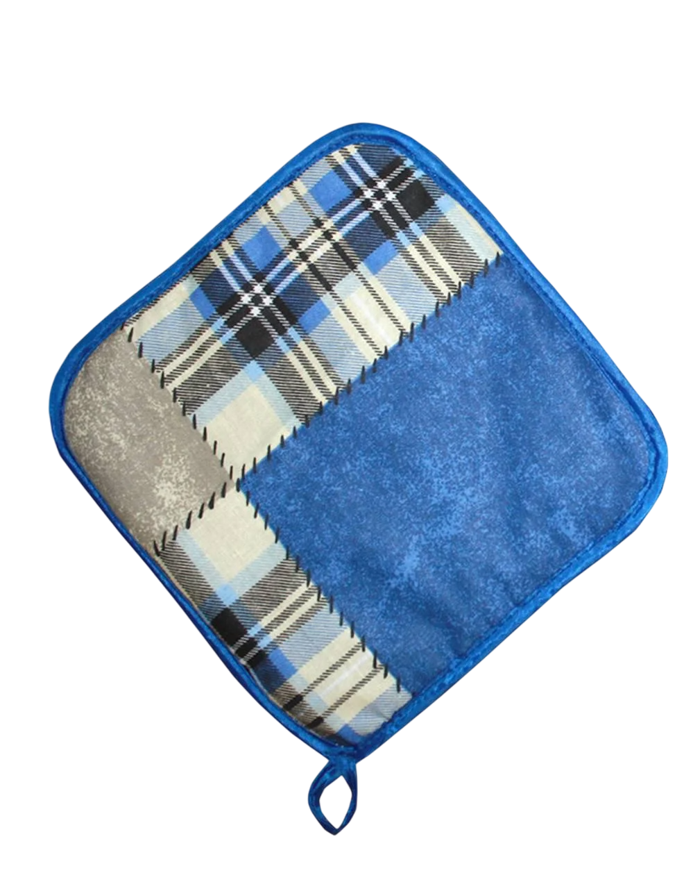 Прихватка 0032 Синий/Бежевый (124238)