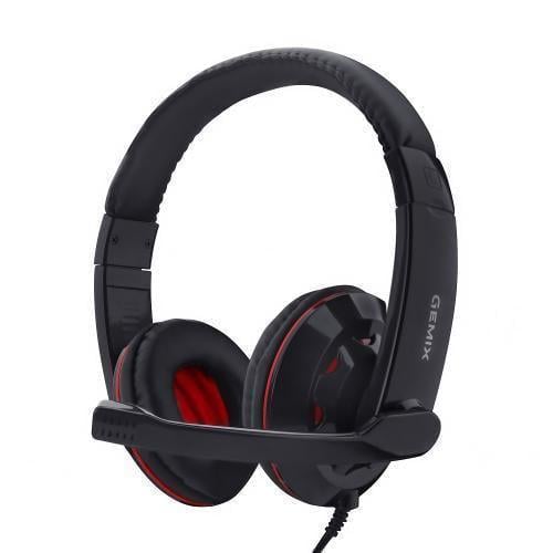 Навушники Gemix HP-220MV 2 x Mini jack 3,5 мм 1,8 м Чорний (2881183295)