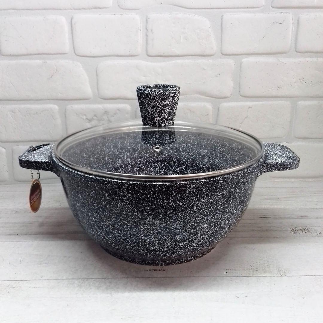 Кастрюля Edenberg с гранитным антипригарным покрытием 6,5 л 28 см (EB-3975)