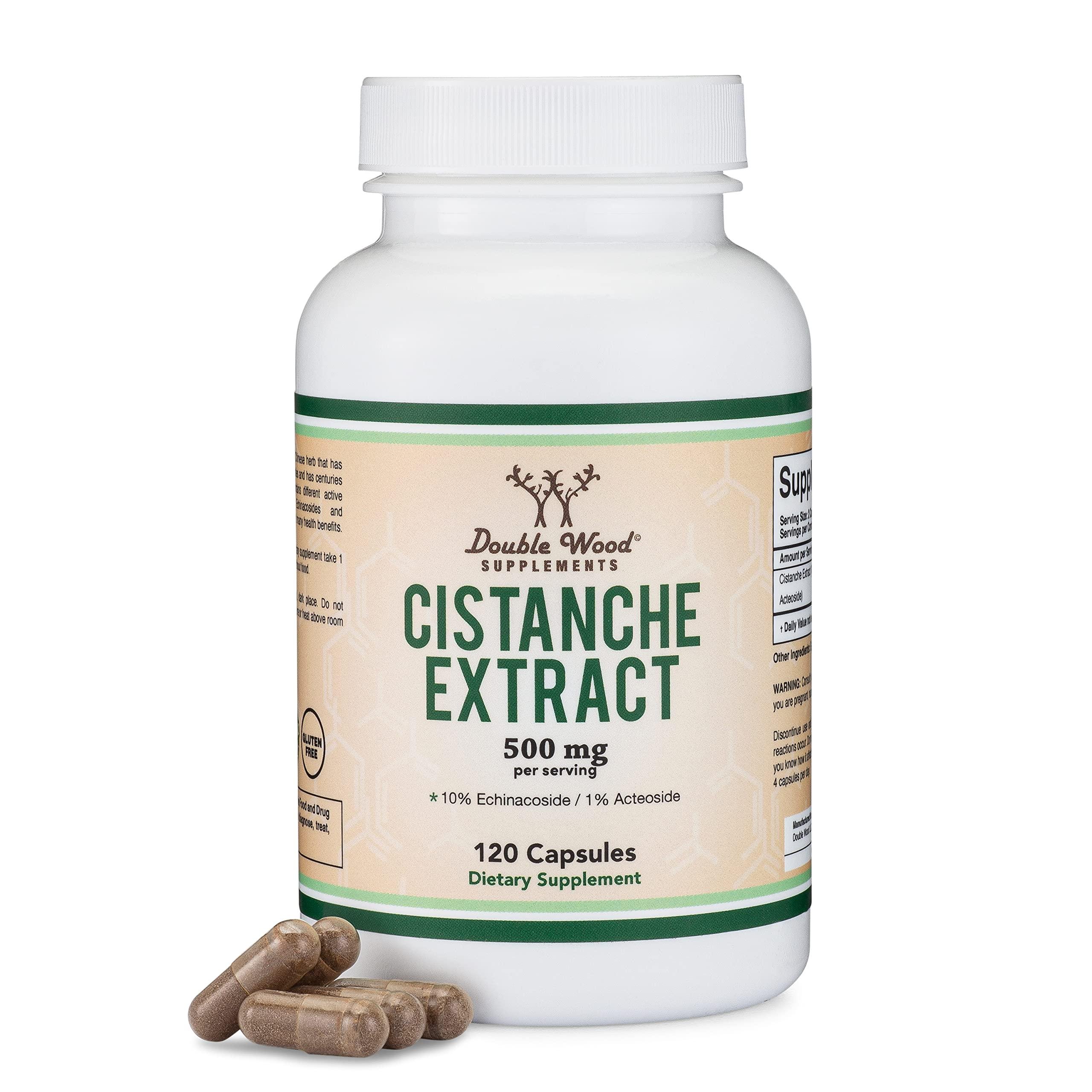 Экстракт цистанхе Double Wood Supplements Cistanche Extract 500 mg 120 caps