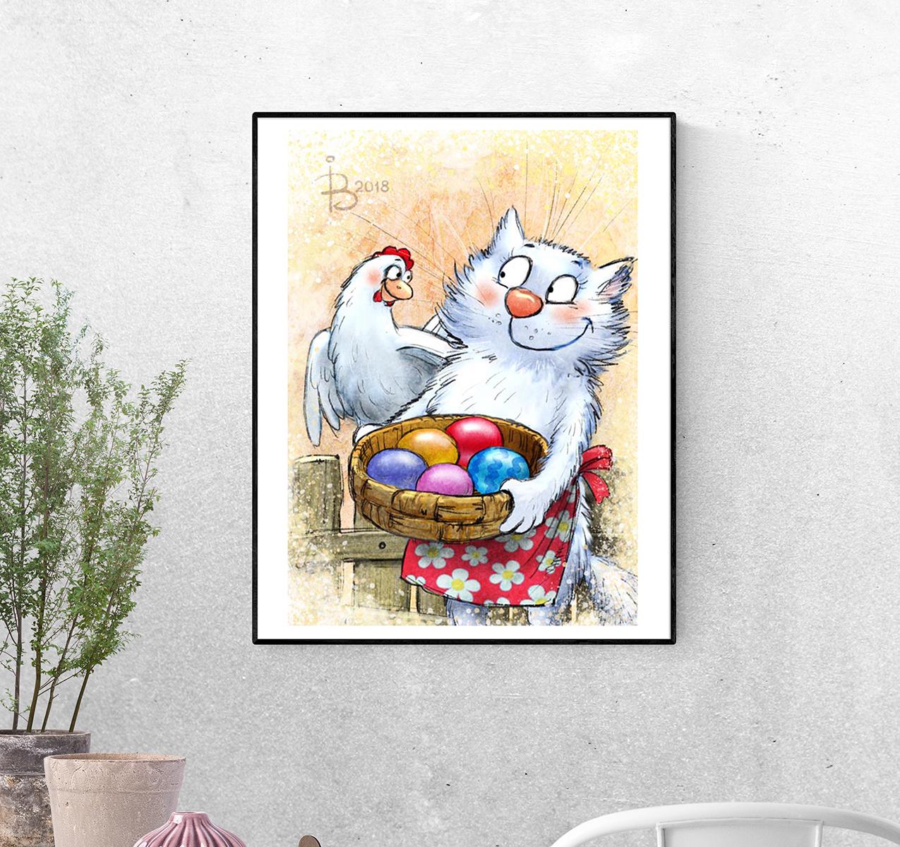 Постер Скоро Пасха! формат А-4