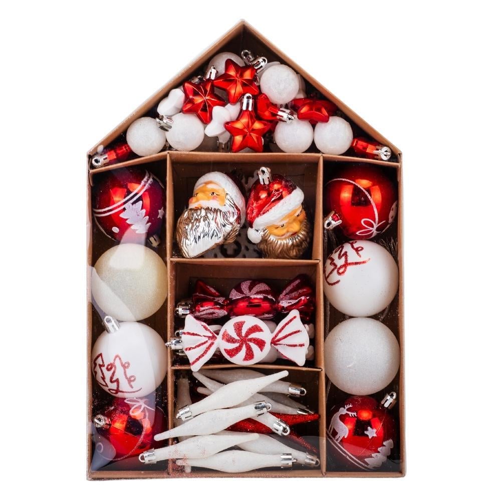 Набір ялинкових іграшок Чарівне Різдво 70 шт. (9125-004)