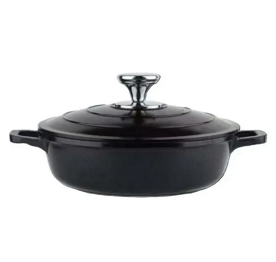 Сковорода Benson с антипригарным покрытием 24 см 2,6 л. Черный (BN-358)