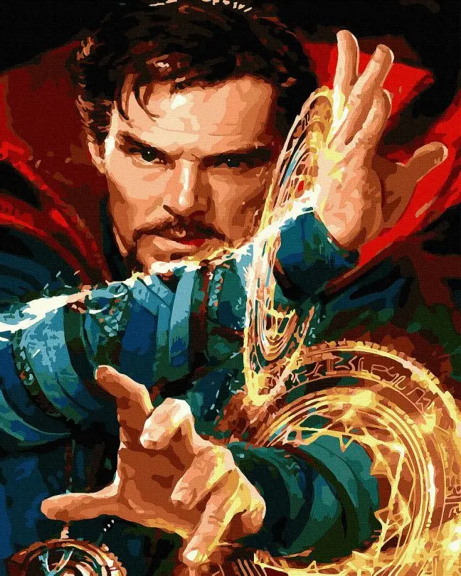 Картина по номерам Brushme Доктор Стрэндж 40x50 см без коробки (BK-GX38484)