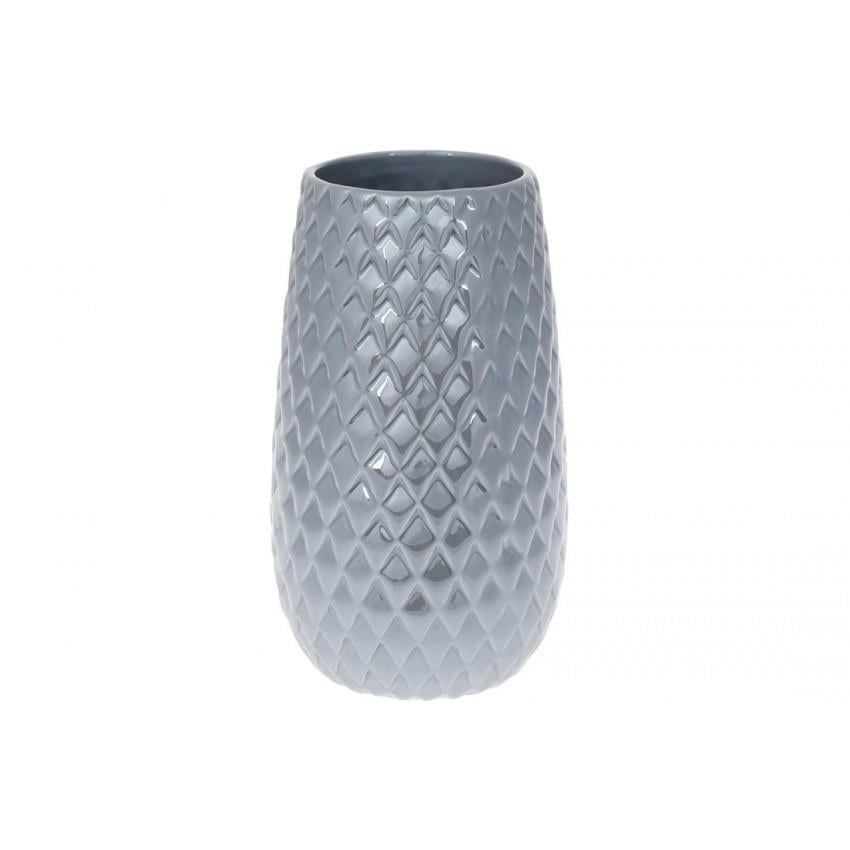 Ваза керамічна BonaDi 733-359 20 см Сірий перламутр (1412741954)